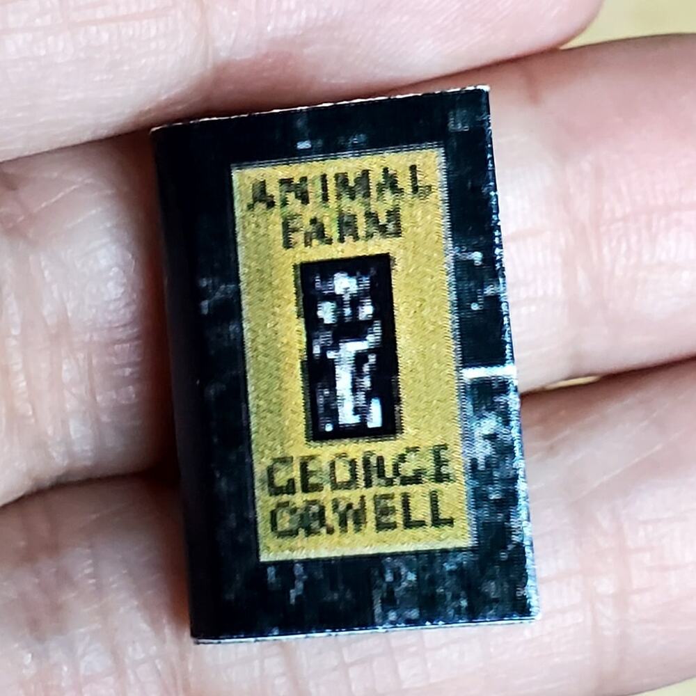 Hardcover Book Animal Farm 1:12 Scale Dollhouse Miniatures